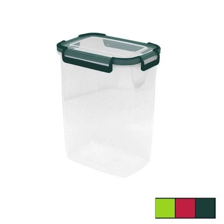 Контейнер пищевой 2,1л пластик герметичный с защелками (10)