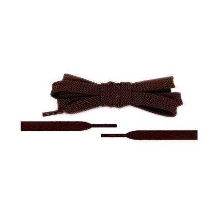 Шнурки плоские  80см d8мм (пара) коричневые (250)