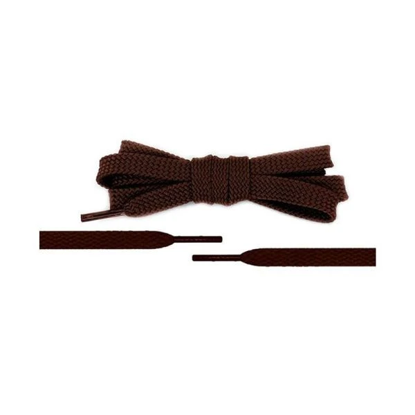 Шнурки плоские  80см d8мм (пара) коричневые (250)