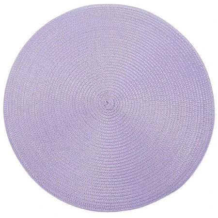 Салфетка сервировочная 38см полипропилен Сasual line фиолетовая круглая (180)