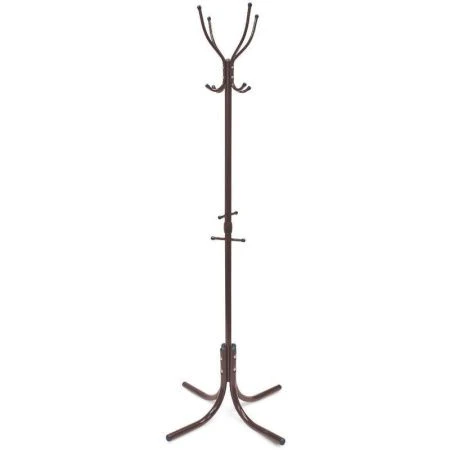 Вешалка напольная 4 крючков 700*700*1800мм металл КОМФОРТ медный антик ВК4 (1)