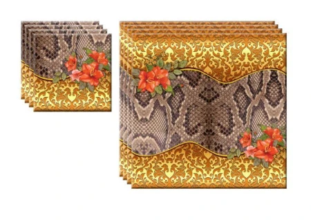 Салфетки бумажные Лори Триумф 3-х слойные 33*33 56602 (16)