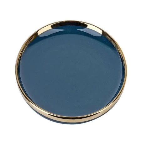 Тарелка мелкая 20,5см фарфор Royal line. Midnight Blue (48)