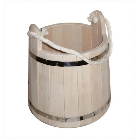Ведро для бани 9л дерево БАННЫЕ ШТУЧКИ