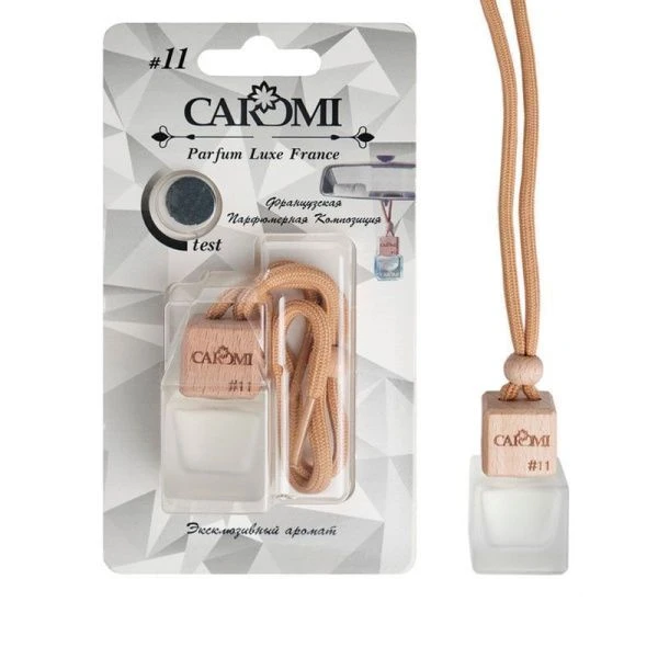 Ароматизатор подвесной CAROMI #11 деревянный бочонок 6мл по мотивам Paco Rabanne 1 Million Original