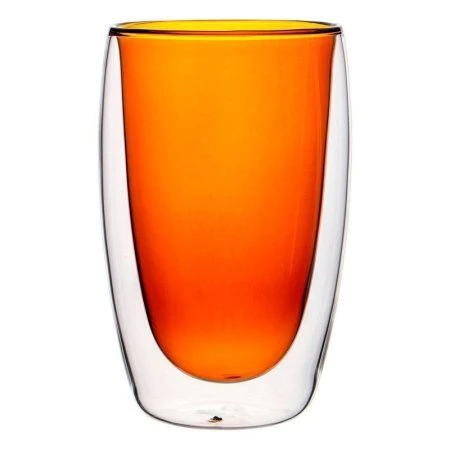 Стакан 450мл 8,5*14,5см стекло двойные стенки Double-wall (48)