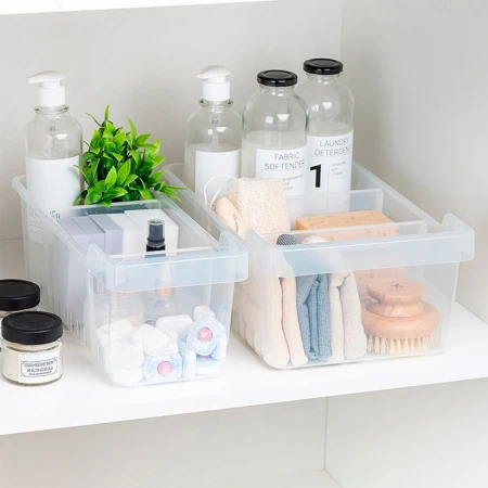 Контейнер универсальный 5л 145*380*140мм пластик Cypress с разделителями бесцветный (20) 221331901/0