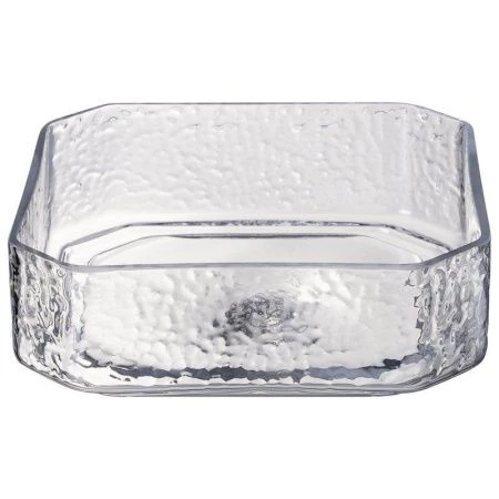 Фруктовница 21*8см стекло/дерево на подставке (8)