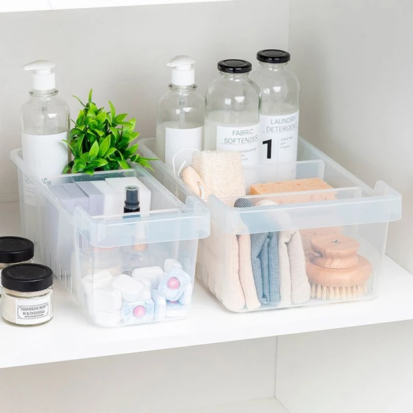 Контейнер универсальный 8,2л 225*380*140мм пластик Cypress с разделителями бесцветный (15) 221332001