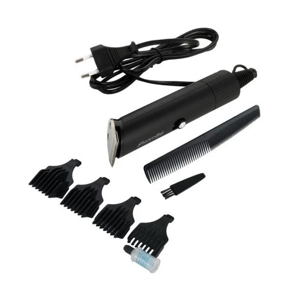 Машинка для стрижки электрическая пластик 220V, нерж.лезвия, 4 уровня стрижки, арт. 6806 (12)