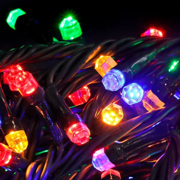 Гирлянда эл. 9,2м 100LED разноцветный, черный провод JC-16585 (100)
