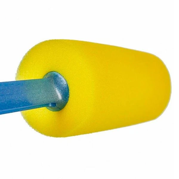 Ершик для бутылок с губкой 38см пластик Rock'n'Roll индиго (30)