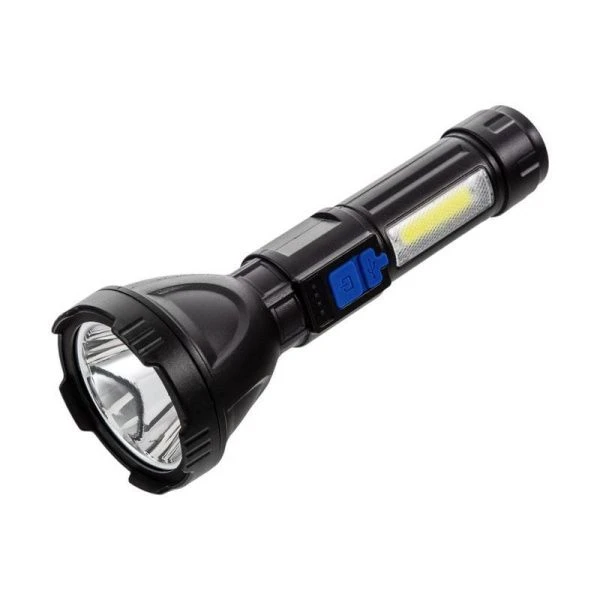 Фонарь прожектор 4 режима работы пластик 5Вт СТАРТ  LHE 516-B1 Black (80)