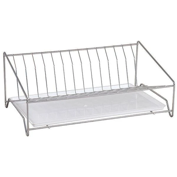 Сушилка для посуды настольная 40*24*15см хром крашеная наклонная с поддоном (тнп-5.6) (2)