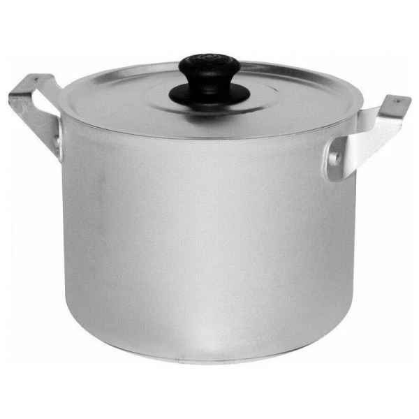 Кастрюля 20л алюминий ПОВАРСКАЯ мет.крышка 34*23см (2)