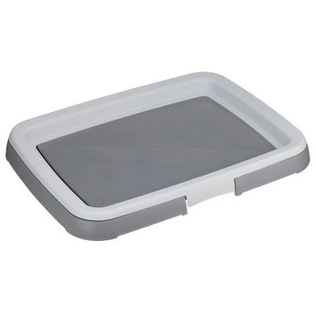 Лоток для собак под пеленку 45*34см пластик смоки (5)