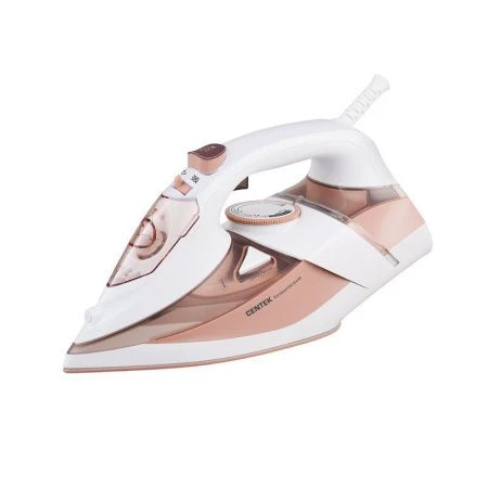 Утюг пластик Centek CT-2322 бежевый 2800Вт 350мл,3м,керам.подошва,25гр/мин,капля-стоп,самоочистка(6)