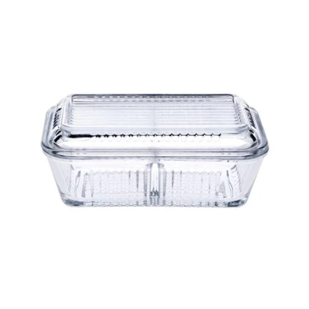 Менажница 2 секции 480мл 168*100мм стекло ФРИГО в упаковке (12)