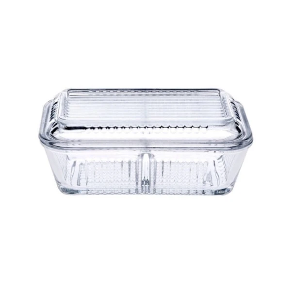 Менажница 2 секции 480мл 168*100мм стекло ФРИГО в упаковке (12)