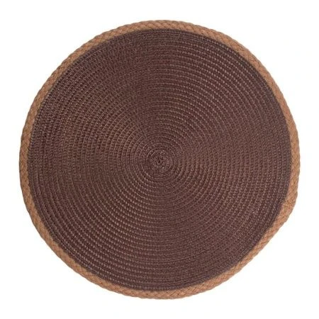 Салфетка сервировочная 38см JUTE свето-коричневая (24)
