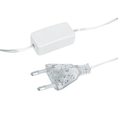 Гирлянда эл 14м 180 LED вьюн белый пост свечение ПВХ прозрачный 220В СНОУ БУМ