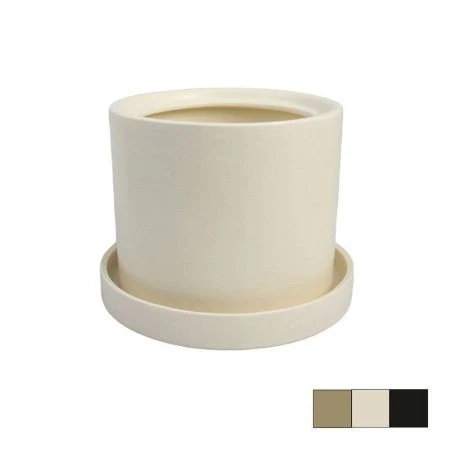 Горшок цветочный h12,5см d12см керамика ЛИДЕР №3 (1сорт) цвета в ассортименте