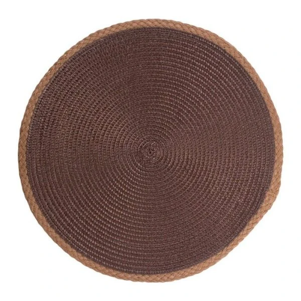 Салфетка сервировочная 38см JUTE свето-коричневая (24)