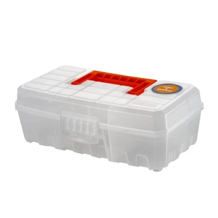 Органайзер 23,6*13*8,4см пластик Blocker Techniker 9" пластик прозрачный (12)