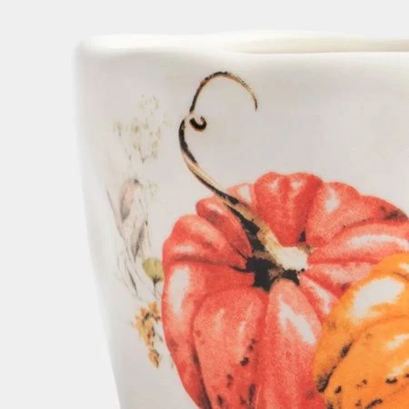 Кружка 320мл керамика Тыквы Bright pumpkin молочная ANLAF-FDWS-031224-3