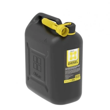 Канистра 20л полиэтилен ДИЗЕЛЬ Oktan ГСМ черный (6)