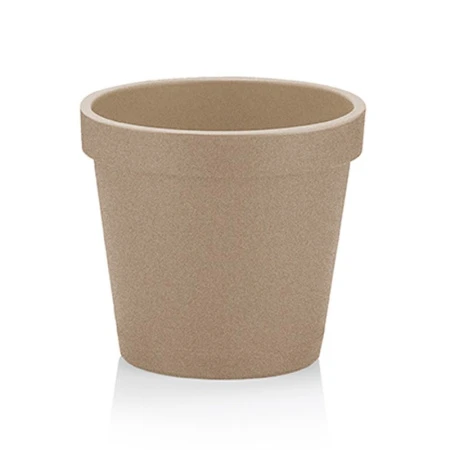 Горшок для цветов 2,3л пластик ПАРИЖ молочный (48)