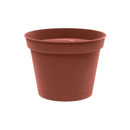 Горшок для цветов 2,3л 185мм пластик Mint с поддоном терракотовый (21) 221612032/01