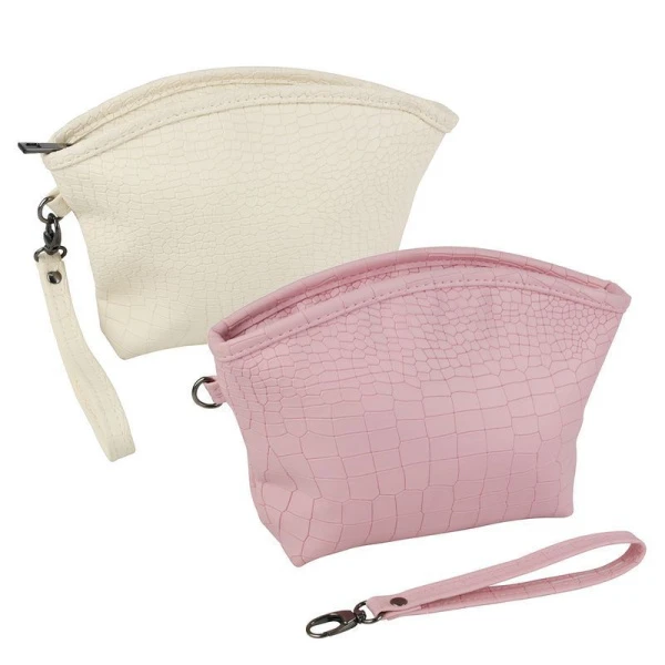 Косметичка 22*15*6см КОЖА одно отделение 2 цвета 624-92 (240)