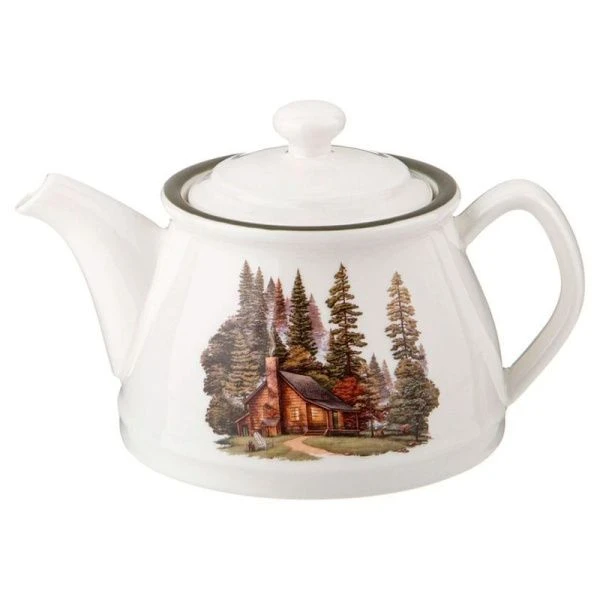 Чайник заварочный 580мл 20см фарфор Family House (18)