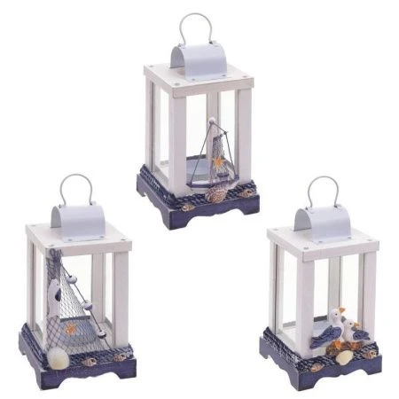 Подсвечник металл/дерево 10*10*21см 3 вида (36)