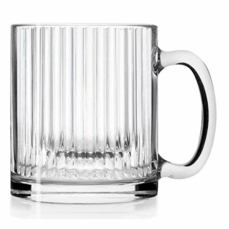 Кружка чайная 320мл стекло ВЕРТИКАЛЬ h106мм, d90мм (24)