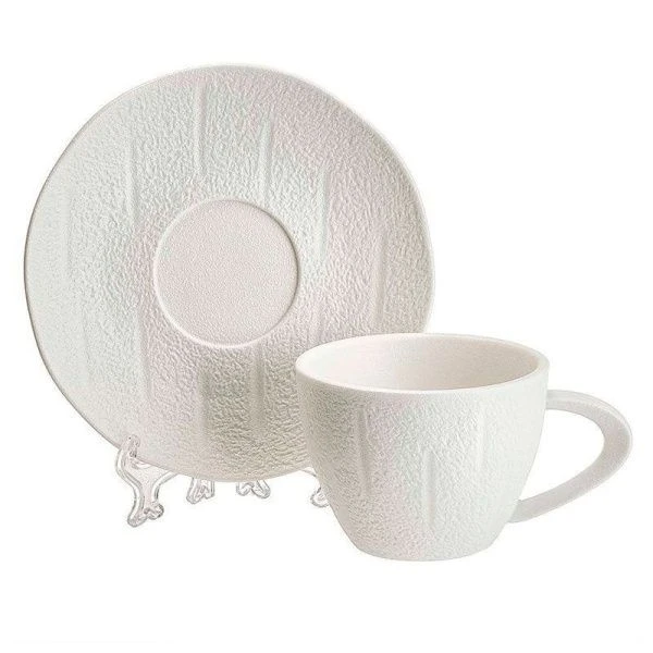 Чайный набор 4пр фарфор FLAT WHITE collection на 2 персоны 200мл подар.уп. AK4-0001 (12)