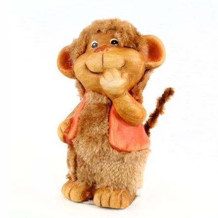 Фигурка Мартышка в жилетке керамика 8,5*7*14см 2 вида