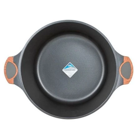 Кастрюля 9,7л алюминий АП CAPELLA со стекл.крышкой 32см индукция (6)