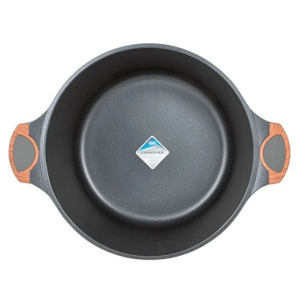 Кастрюля 9,7л алюминий АП CAPELLA со стекл.крышкой 32см индукция (6)