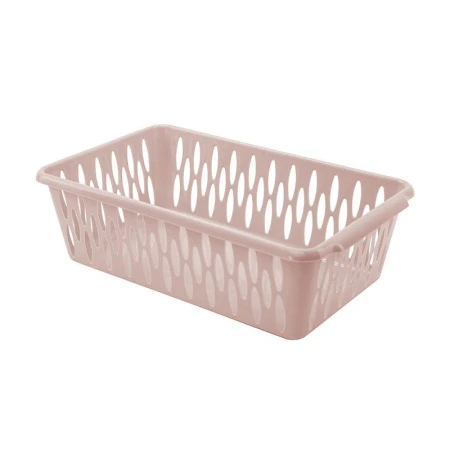 Корзинка 25,5*15*7,2см пластик Light S бежевый топаз (36)