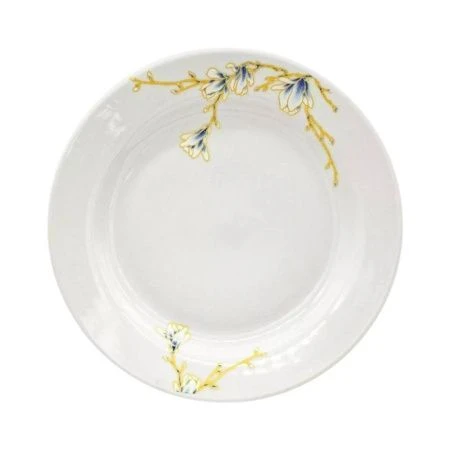 Тарелка мелкая 17,5см фарфор МАГНОЛИЯ гладкий край (30)