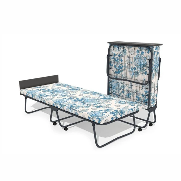 Раскладушка тумба 1960*800*440мм металл Престиж с сеткой КМ-1016 (мах 150кг) ( 1)