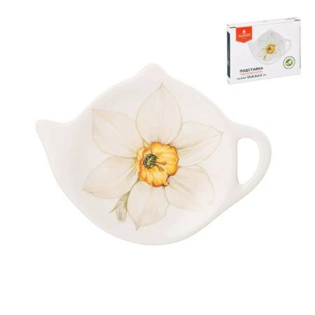 Подставка под чайный пакетик 12*8,5см*1,5см керамика Sunday (144)