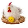Фигурка декоративная Курица 8*8*6см, 3 вида (12/240)
