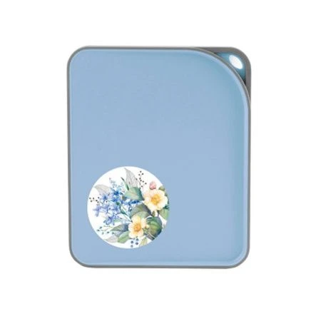 Доска разделочная 290*240*15мм пластик ЦВЕТУЩИЙ САД (10)