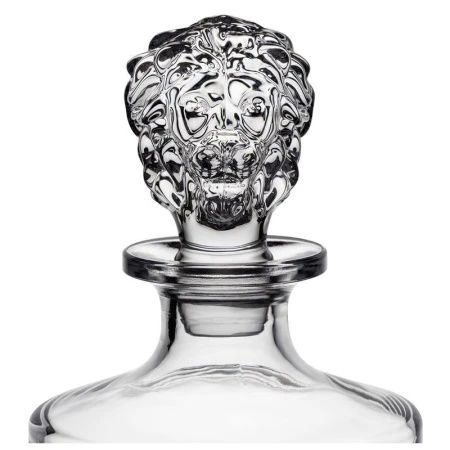 Набор для виски 3пр (штоф 850мл, стакан 2шт 310мл) стекло Lion (4)