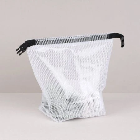 Косметичка-органайзер водонепроницаемая полимер/текстиль 27*11*24см белая XN-003W (60)