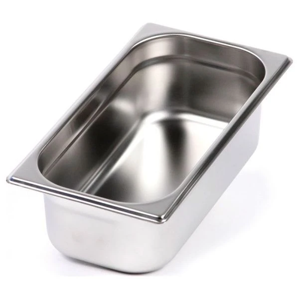 Гастроемкость 0,8мм нерж.сталь 1/3*4" 327*176*100мм без крышки 813-4 (12/6)