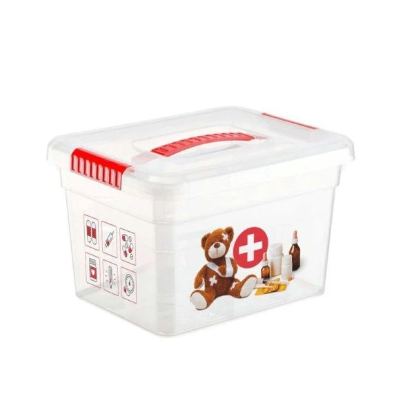 Контейнер для хранения Аптечка 5л 250*200*160мм пластик (14) Контейнер для хранения Аптечка 5л 250*200*160мм пластик (14)